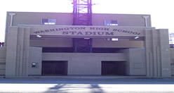 Front of Stadium